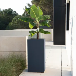 Planter metal column