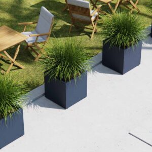 Planter metal CUBE